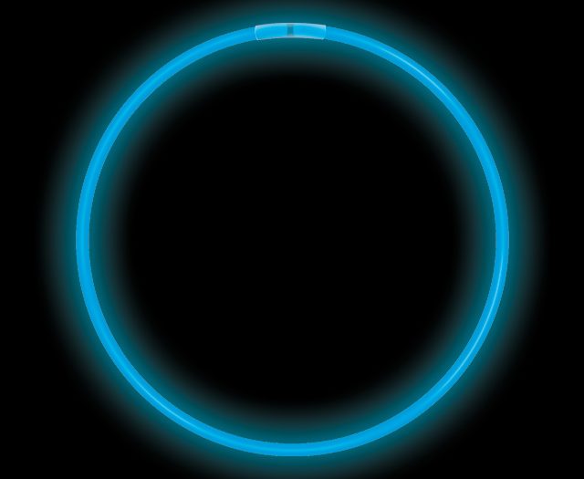 22" Blue Light Rope