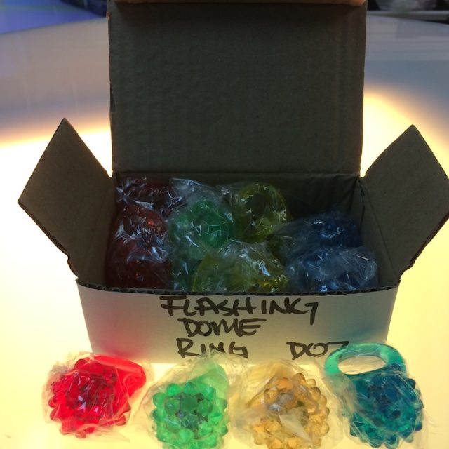 Flashing Dome Ring Dozen