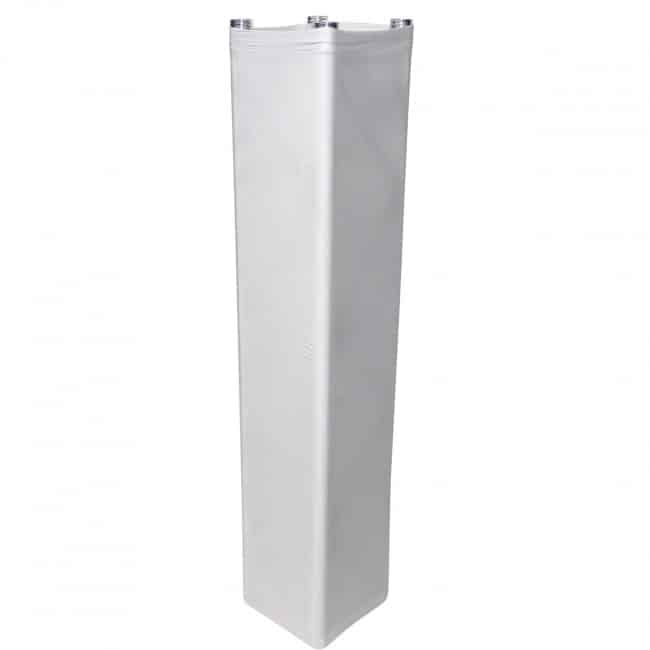 Pro X White 4.92ft 1.50 meter Lycra Cover Scrim Sleeve fits 12" Quad Box Truss Segment