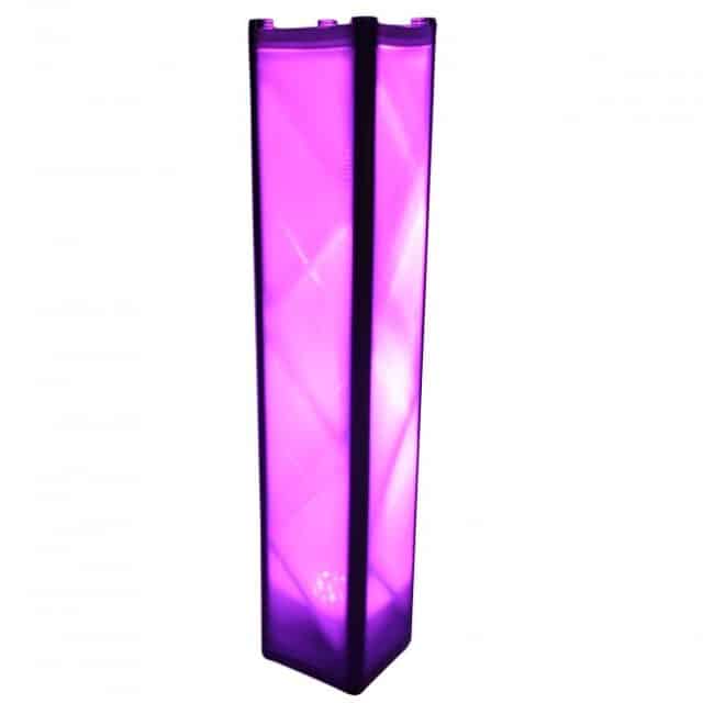 Pro X White 4.92ft 1.50 meter Lycra Cover Scrim Sleeve fits 12" Quad Box Truss Segment - Image 2