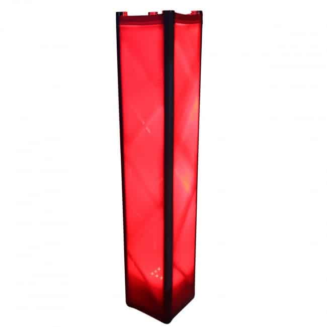 Pro X White 4.92ft 1.50 meter Lycra Cover Scrim Sleeve fits 12" Quad Box Truss Segment - Image 3