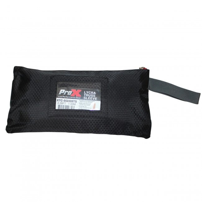 Pro X WHITE 3.28ft 1 meter Lycra Cover Scrim Sleeve fits 12" Quad Box Truss Segment - Image 7