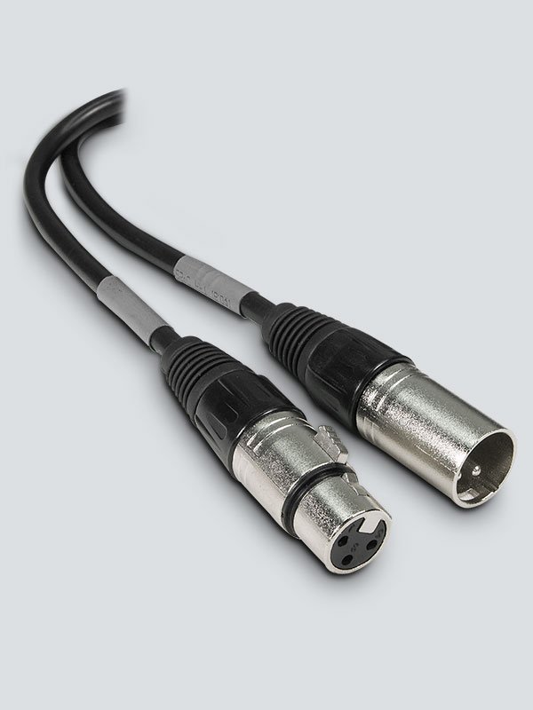 CHAUVET DJ 3-Pin DMX Cable (Black, 25')