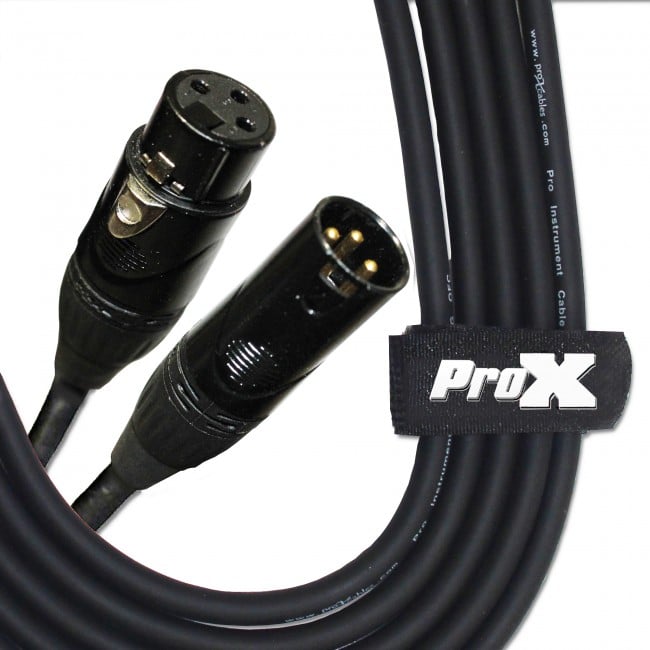 4 Pack-Pro X 25 Ft. Balanced XLR-F to XLR-M High Performance Audio Cable