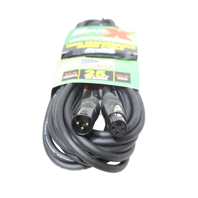4 Pack-Pro X 25 Ft. Balanced XLR-F to XLR-M High Performance Audio Cable - Image 4
