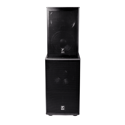 2 Pack-Yorkville ES15P 15" 1800W Powered Subwoofer w/Sub Poles & XLR Cables - Image 4