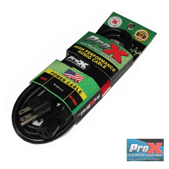 4 Pack Pro X 10 Ft. NEMA 15P Edison to IEC Replacement Power Cord - Image 2