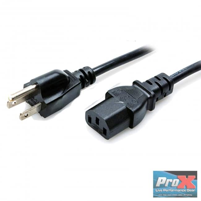 4 Pack Pro X 10 Ft. NEMA 15P Edison to IEC Replacement Power Cord - Image 3