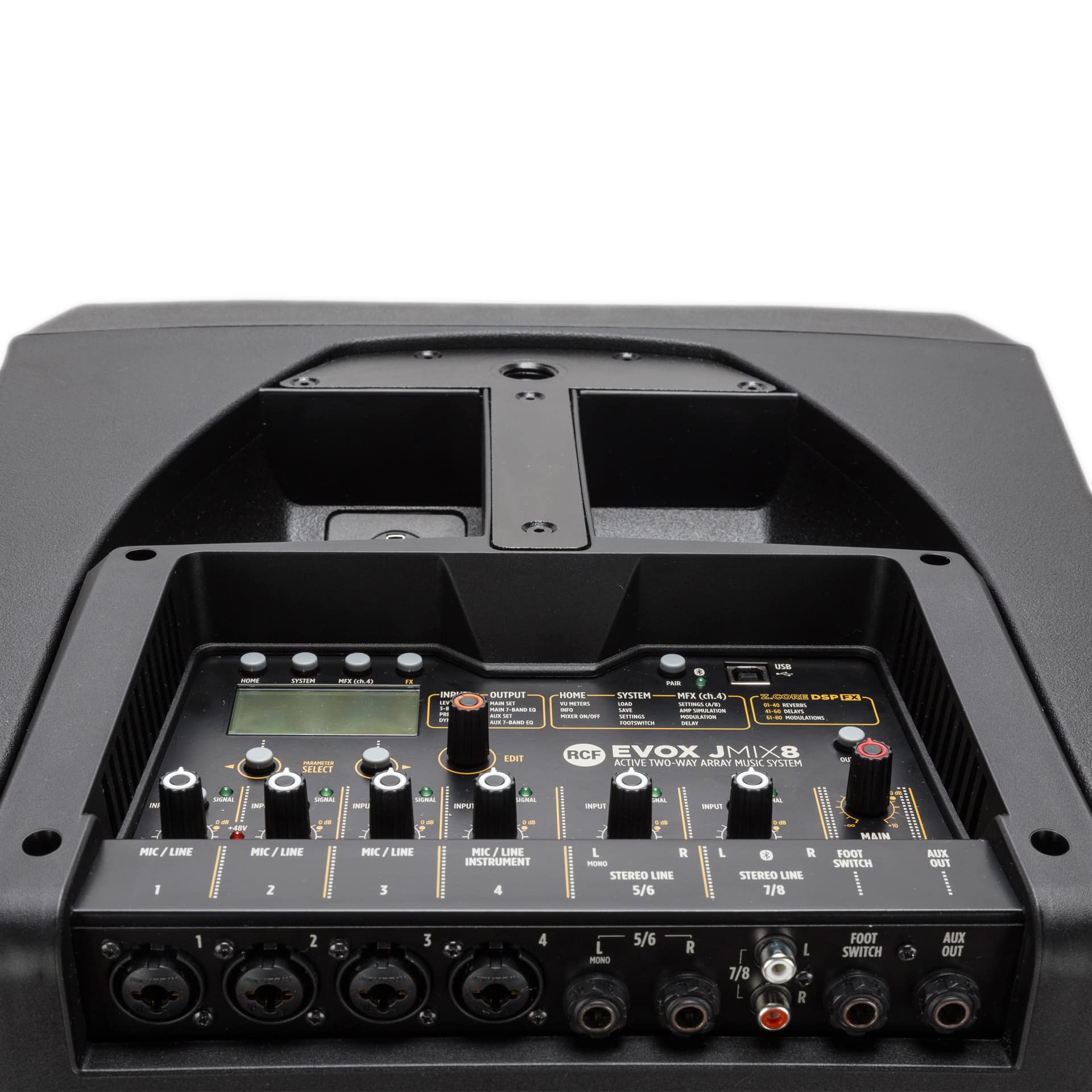 RCF BUNDLE EVOX JMIX8 Plus RCF EVOX J8 with 2 XLR-XLR & 2 Protective Covers with Wheels - Image 2