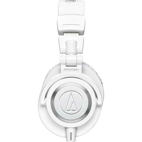 Audio-Technica ATH-M50x Closed-Back Monitor Headphones (White) - Image 2