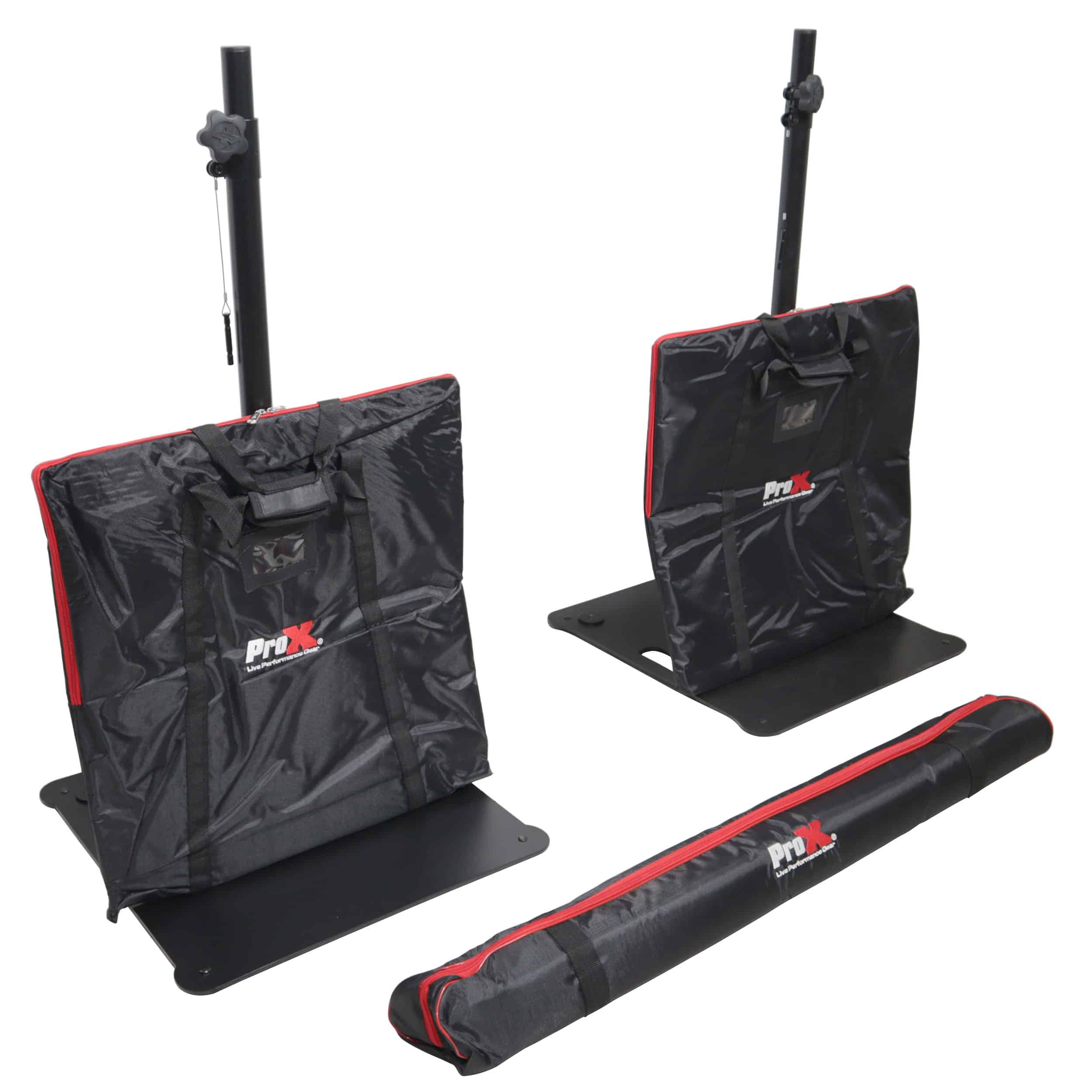 Pro X Polaris BL Set of Speaker Stand With Base plate and carry Bag - Image 4