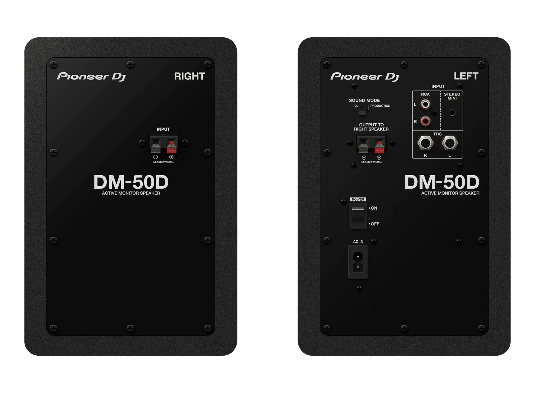 PIONEER DJ DM-50D 5” desktop monitor system (Black) - Image 3