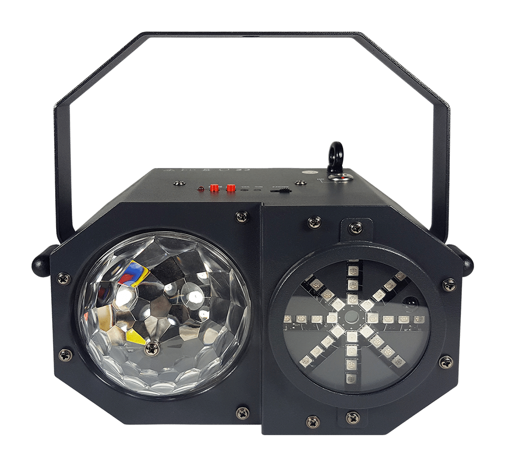 2x Blizzard Minisystem 4-In-1 RGBW LED & LASER Beam and Laser Party Light - Image 2