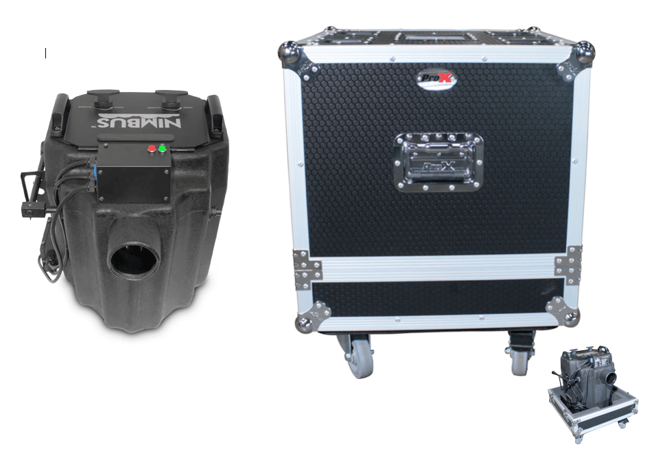 CHAUVET DJ Nimbus Dry Ice Machine & Road Case with Wheels