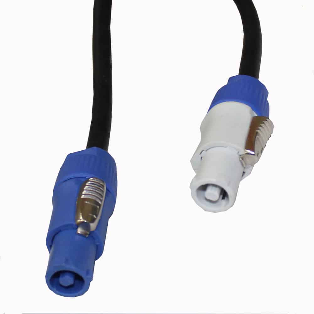 Pro X 25 Ft.14 AWG High Performance Link Grey Male to Blue Male for powerCON - Image 3