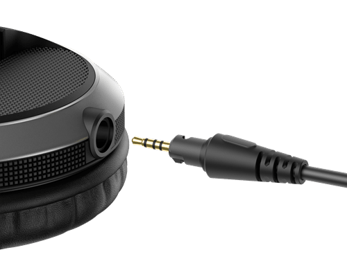 Pioneer DJ HDJ-X5-S DJ HEADPHONES SILVER w HDJ-HC02 Case - Image 6