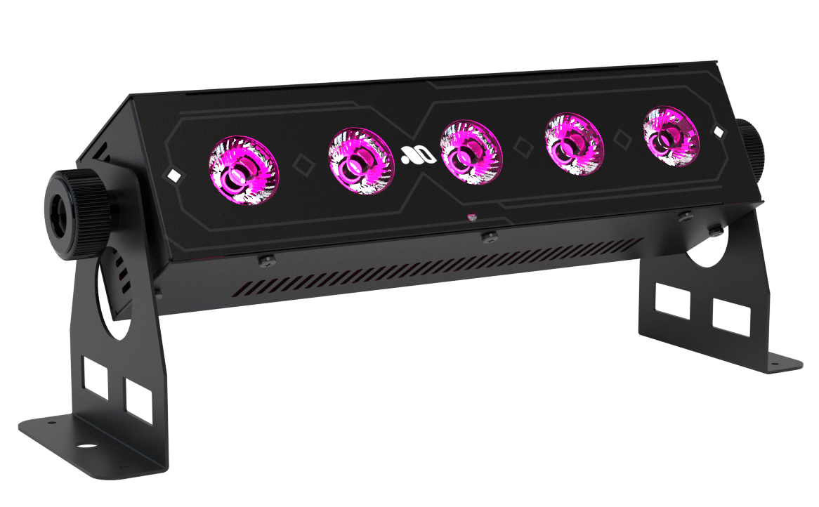 4x Blizzard Mikrokassette RGBW LED Wash + 3x 10' DMX Cable + Cable Wraps - Image 5