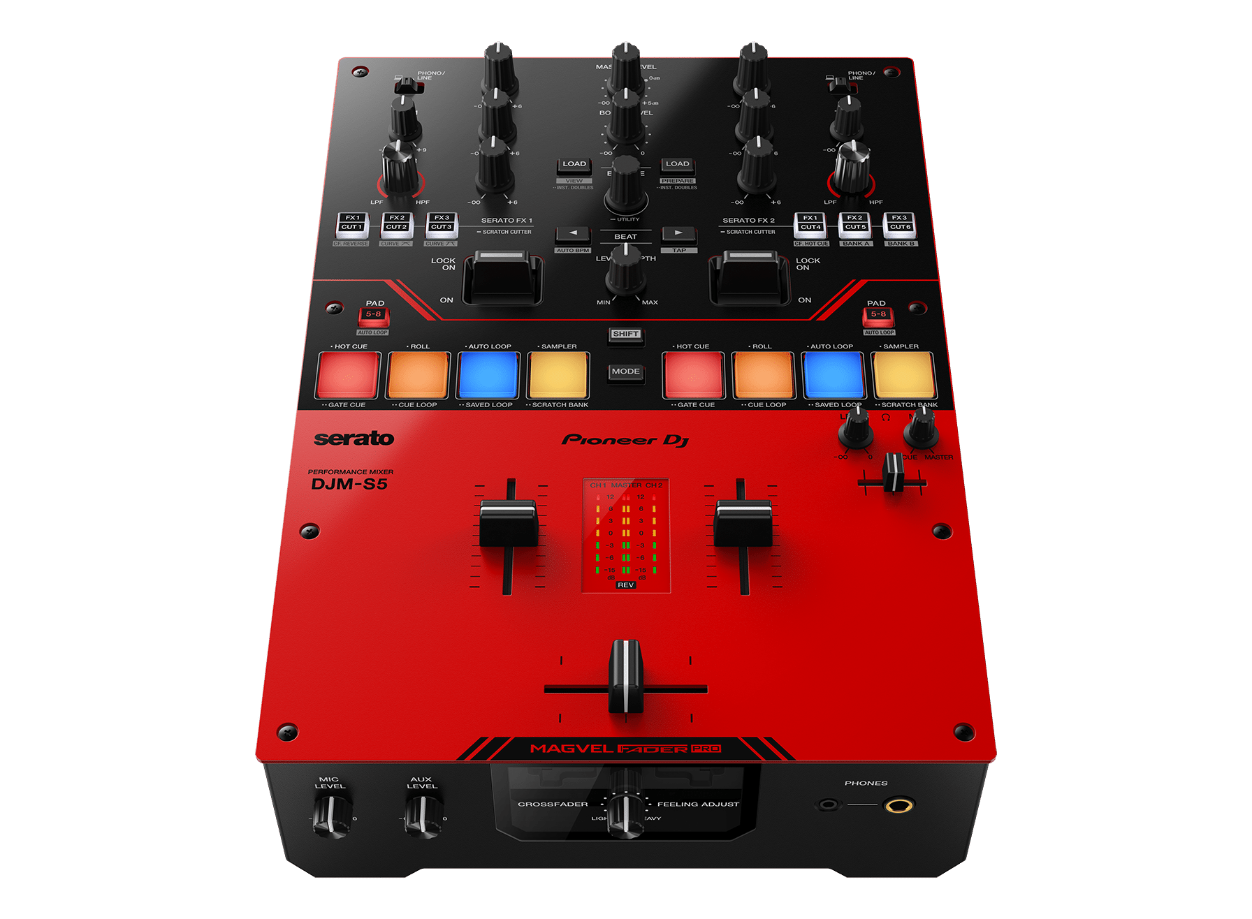 Pioneer DJ DJM-S5 2-channel DJ Mixer with Serato DJ - Image 2