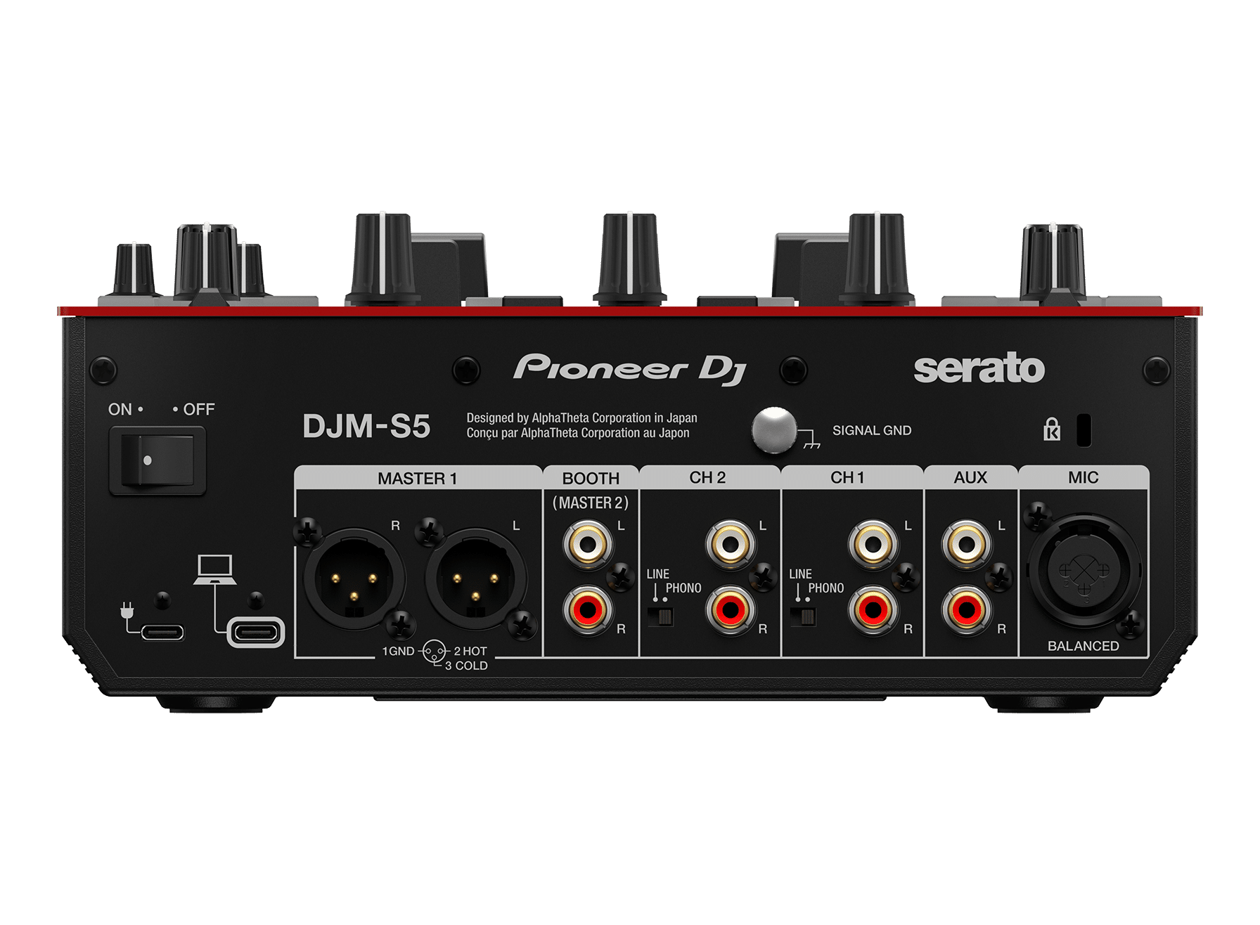 Pioneer DJ DJM-S5 2-channel DJ Mixer with Serato DJ - Image 5