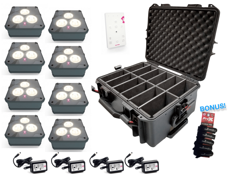 Ape Labs Maxi 2.0 IP Bundle 8x MAXI 2.0 IP Grey w/Carry Case + Remote