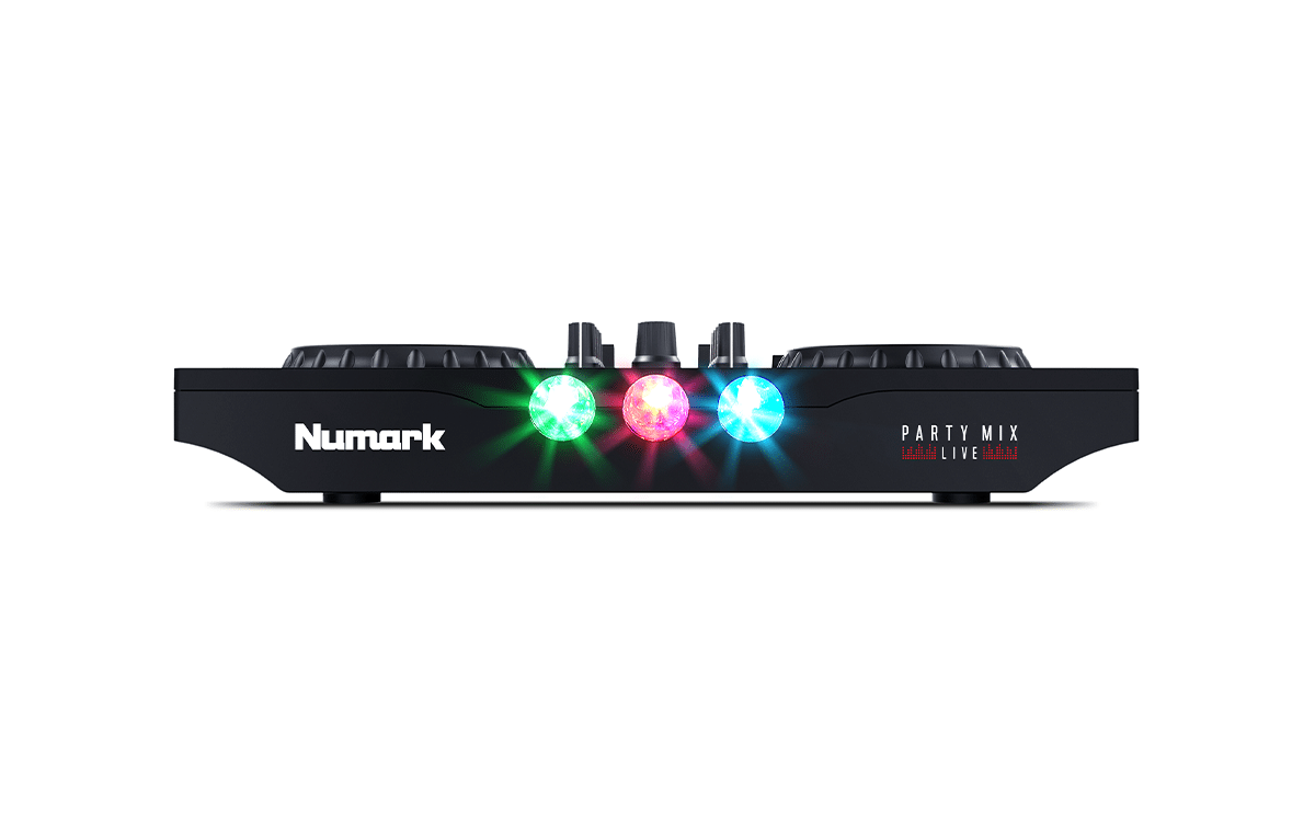 Party Mix Live DJ CONTROLLER WITH BUILT-IN LIGHT SHOW AND SPEAKERS + CARRY CASE - Image 7