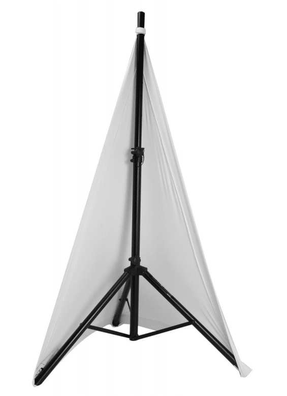 On Stage Speaker/Lighting Stand Scrim White - Image 2