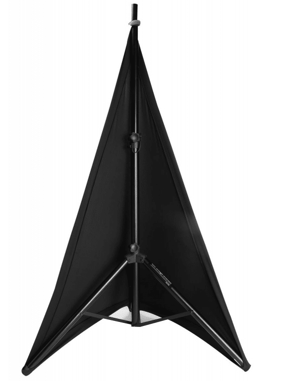 On Stage Speaker/Lighting Stand Scrim Black - Image 2