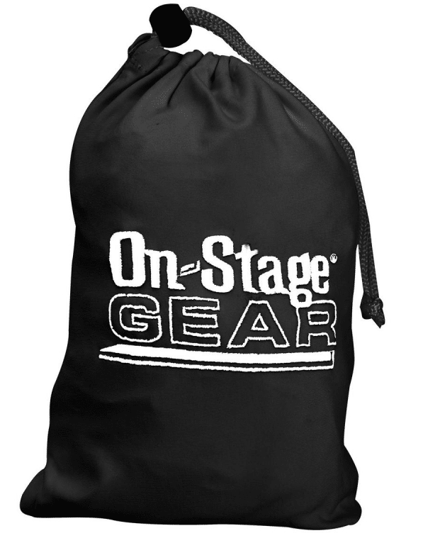 On Stage Speaker/Lighting Stand Scrim Black - Image 4