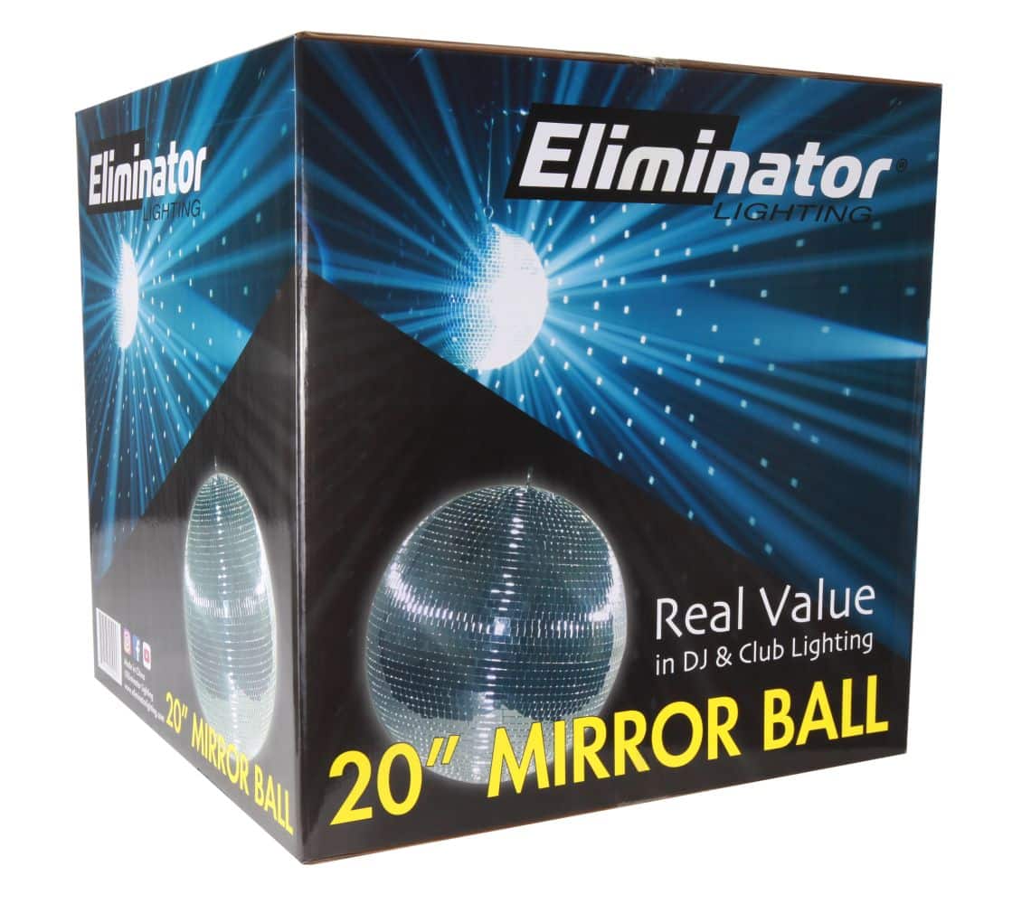 Eliminator Lighting 20" Mirror Ball + Heavy Duty Motor - Image 2