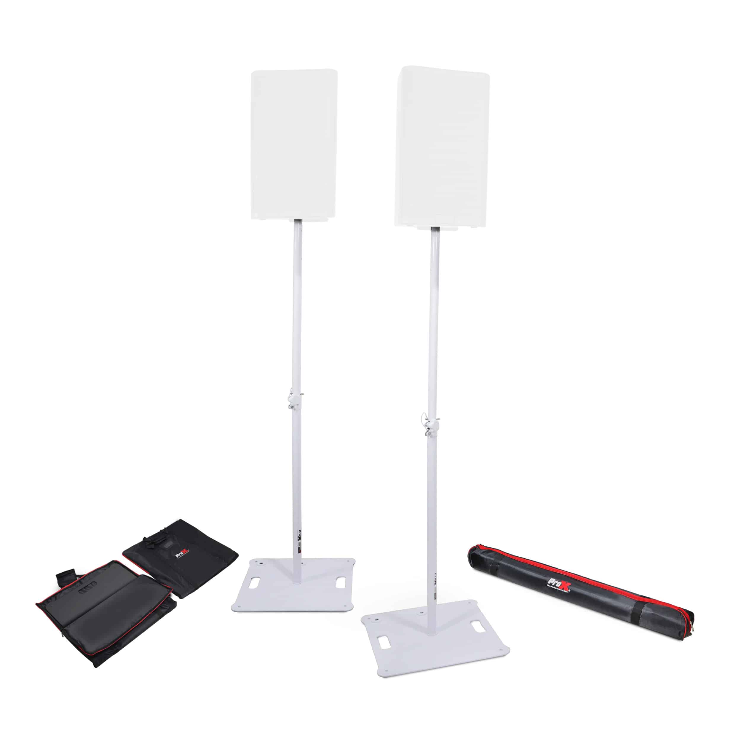 Pro X 2x White Mirror Ball Free-Standing Hooks & Motors with White Polaris Stands - Image 6