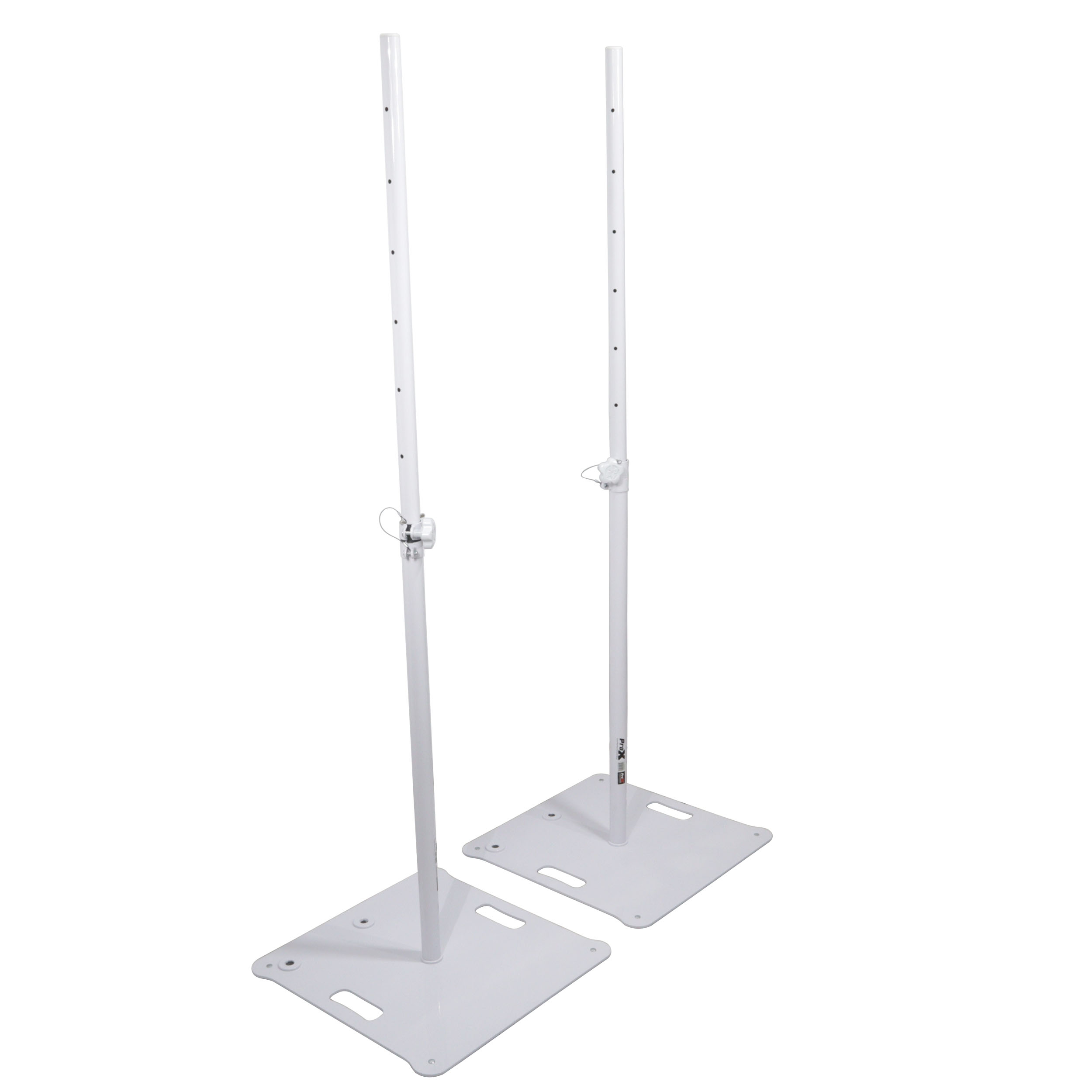 Pro X 2x White Mirror Ball Free-Standing Hooks & Motors with White Polaris Stands - Image 5