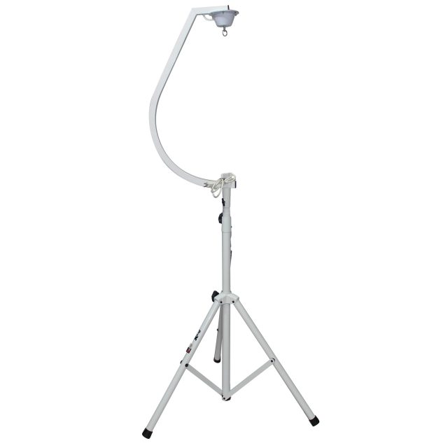White 16" Mirror Ball Complete Stand Package - Disco Ball Setup - Image 3