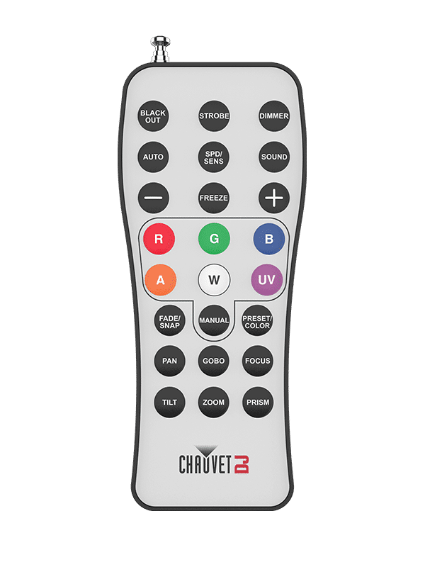Chauvet DJ RFC Palm-sized remote control for compatible RF-enabled lighting fixtures - Image 2