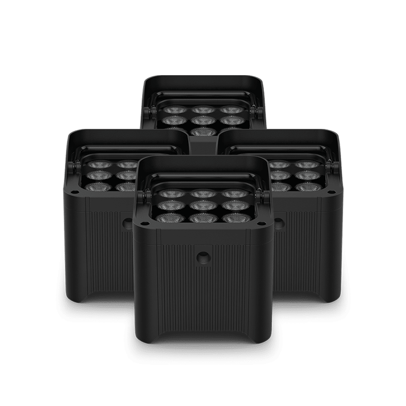 CHAUVET DJ Freedom Par Q9 X4 complete lighting kit w/ RFC and Carry Bag - Image 7