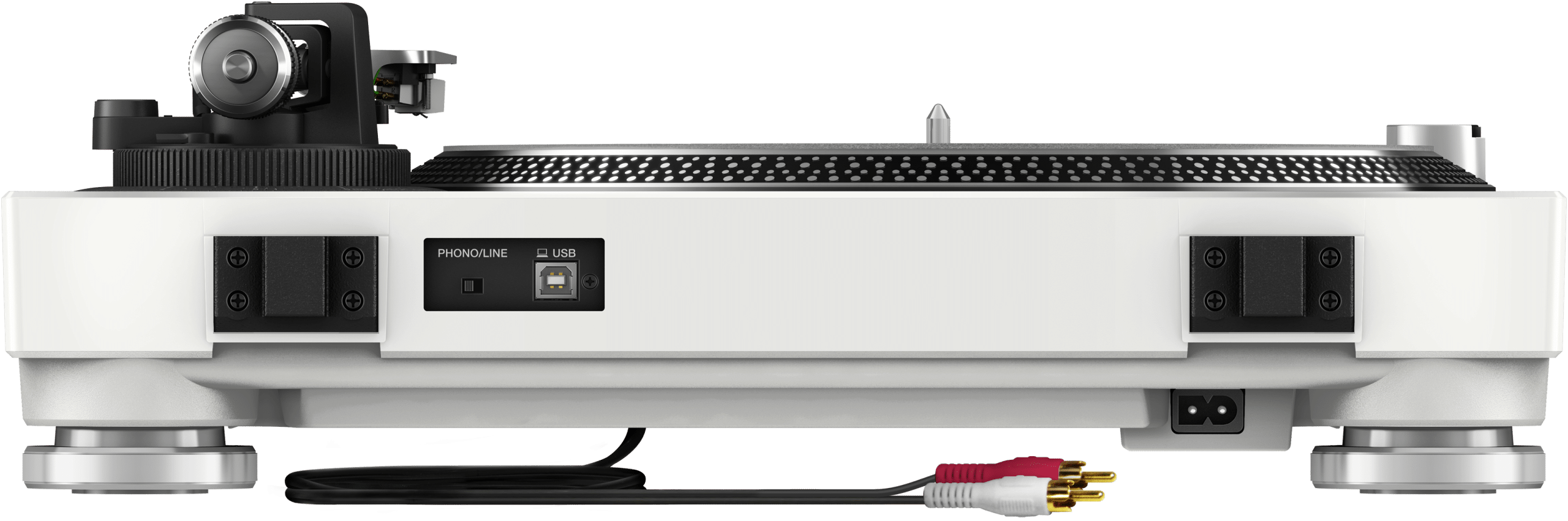 Pioneer DJ PLX-500-White Direct drive turntable w/ DESIGNER DJ White Flight Case - Image 4