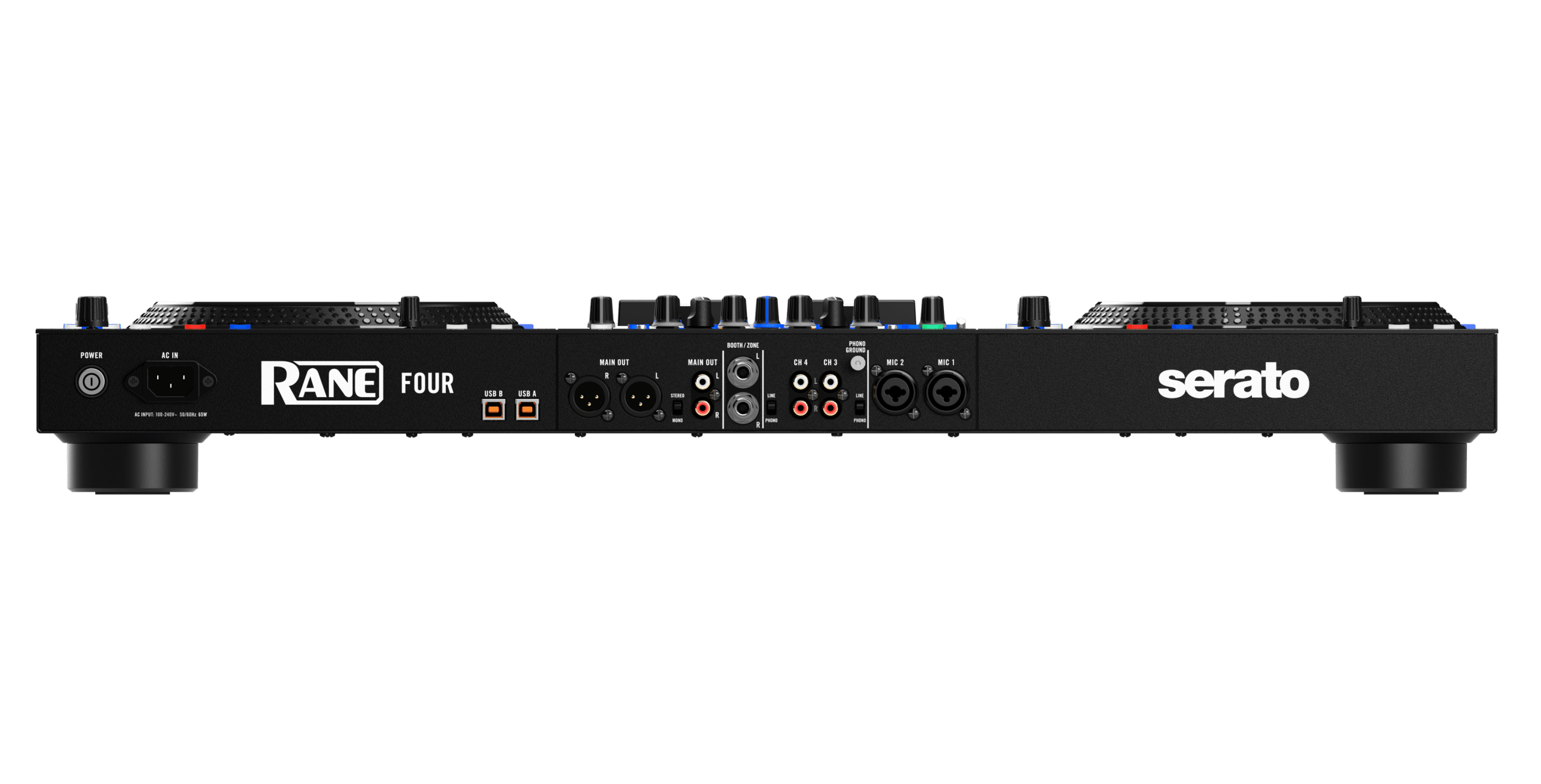 Rane FOUR Advanced 4-Channel Stems DJ Controller + Carry Bag & XLRs - Image 5