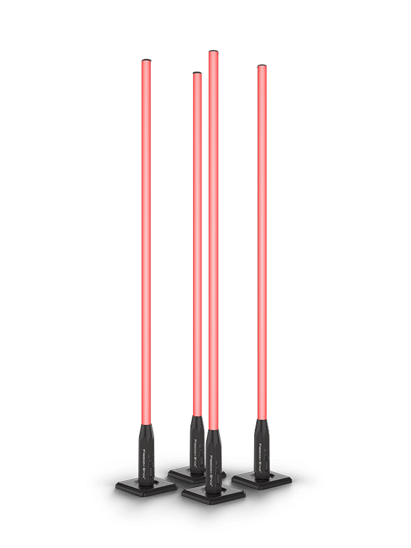Set of 8 Chauvet DJ Freedom Sticks wireless free-standing LED + RFC-XL Remote - Image 4