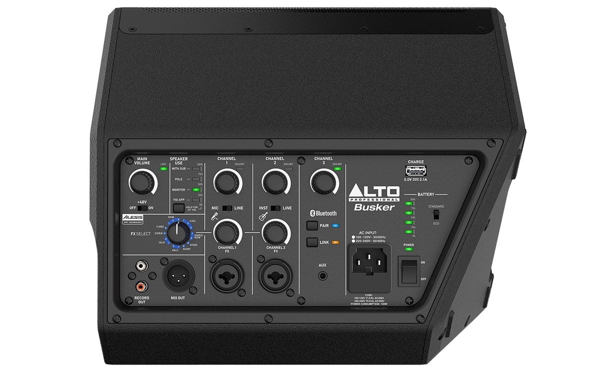 Alto Professional Busker 200W PREMIUM BATTERY POWERED PORTABLE PA - Image 4