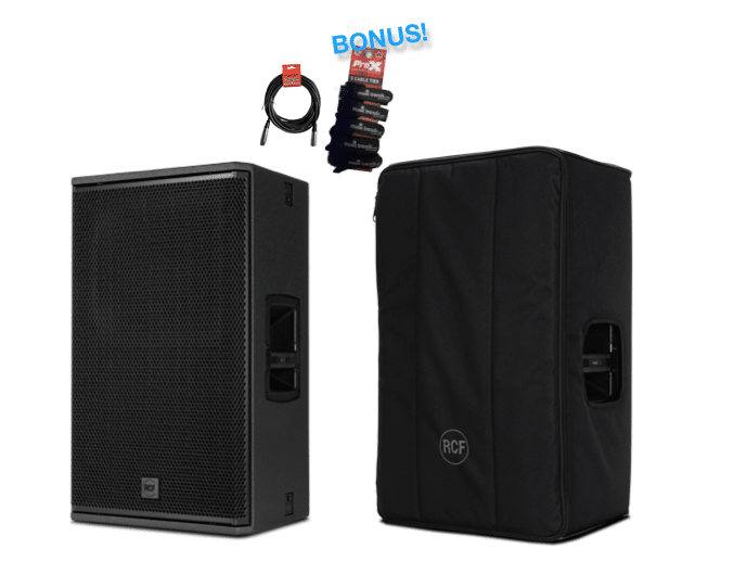 RCF NX 932 A PROFESSIONAL ACTIVE SPEAKER w/ COVER + XLR
