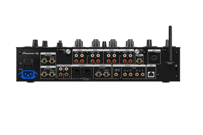 Pioneer DJ DJM-A9 4-channel professional DJ mixer with custom fit case - Image 3