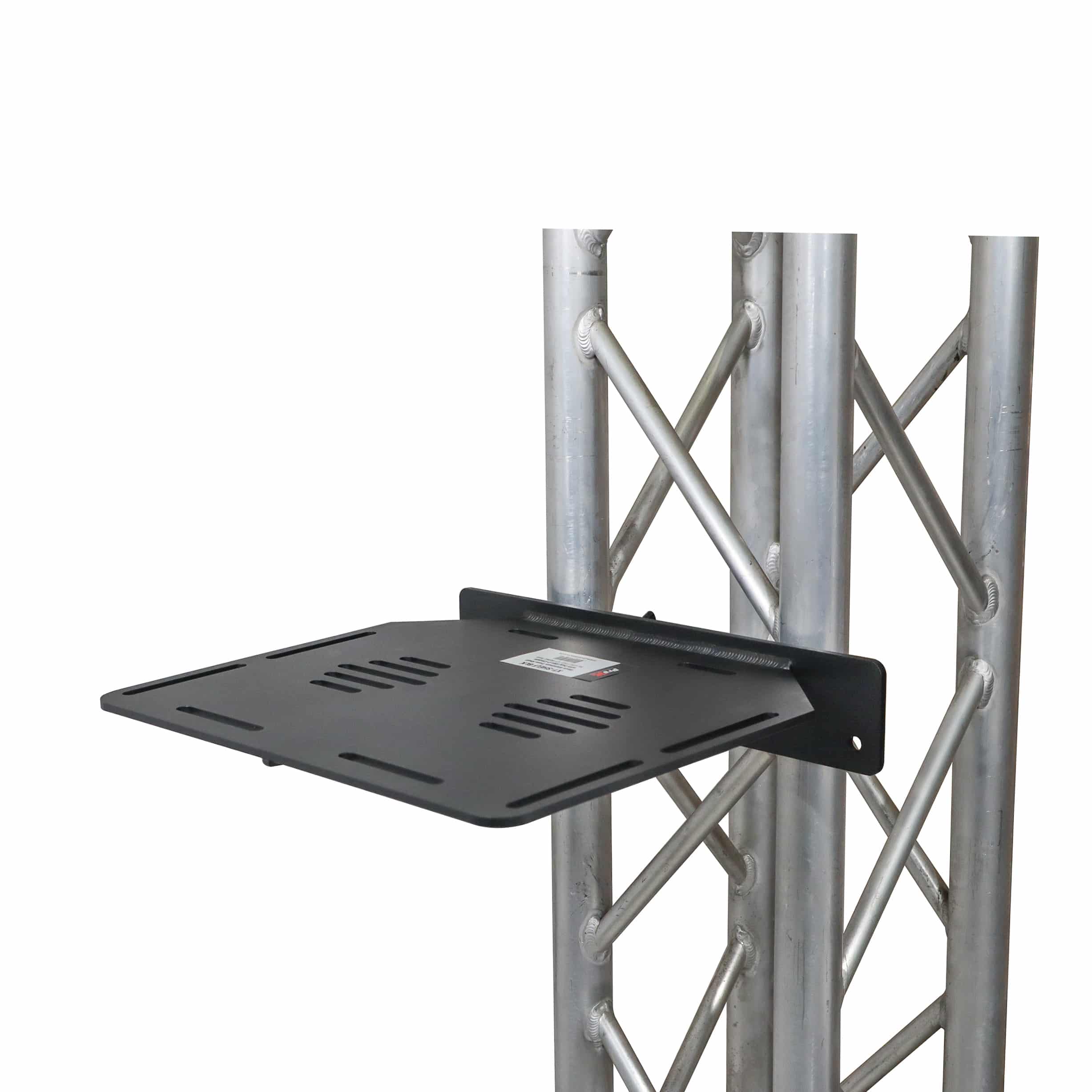 Pro X Aluminum Truss Shelf with Dual O-Style Pro Clamps 14"x16" Shelf Space Fit F34 Truss And Bolted 12"Box Truss BLK - Image 3