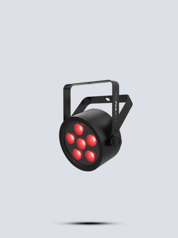 Chauvet DJ SlimPAR H6 ILS HEX Par 4 Pack with 9' Tripod + T-Bar - Image 3