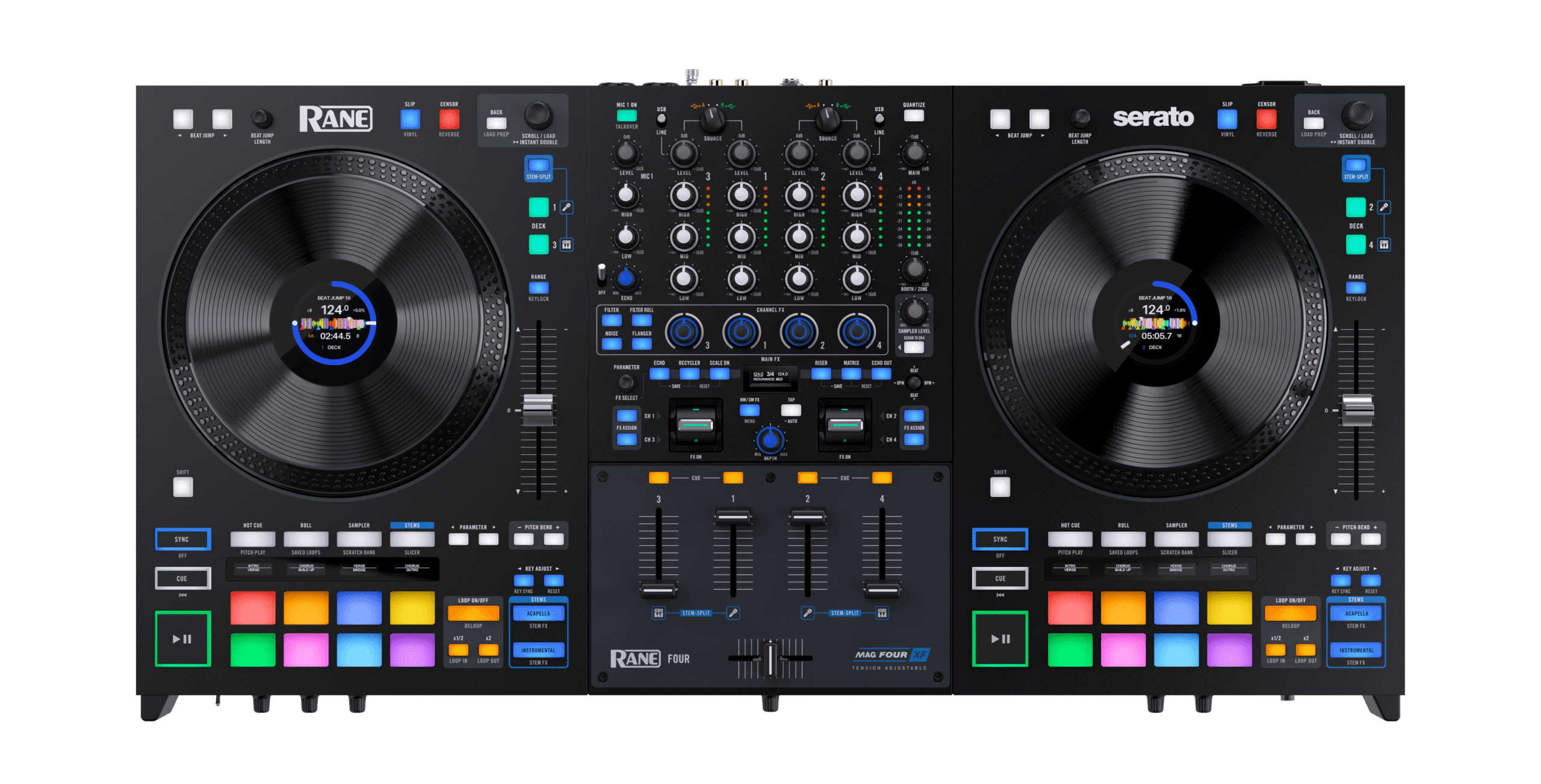 Rane FOUR Advanced 4-Channel Stems DJ Controller Open Box - Image 2