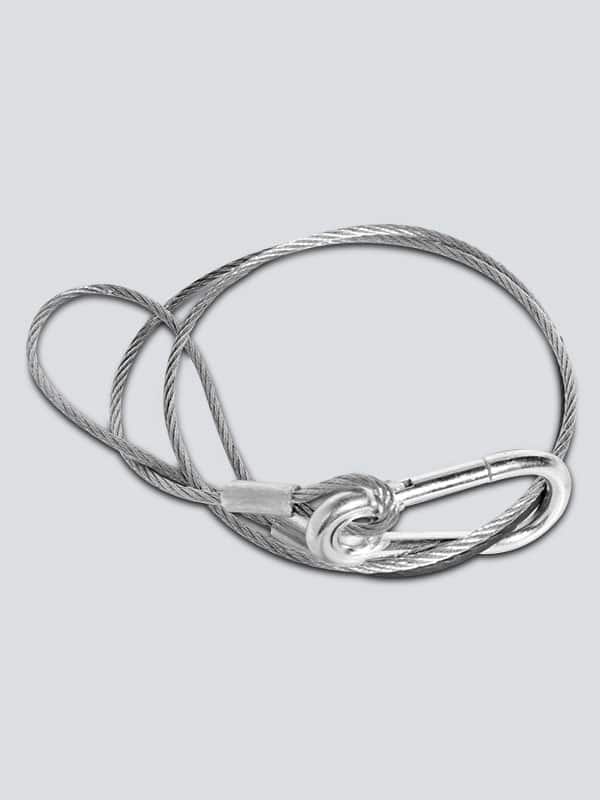 8 Pack CHAUVET DJ CH-05 Steel Safety Cable with Carabiner (31") - Image 2