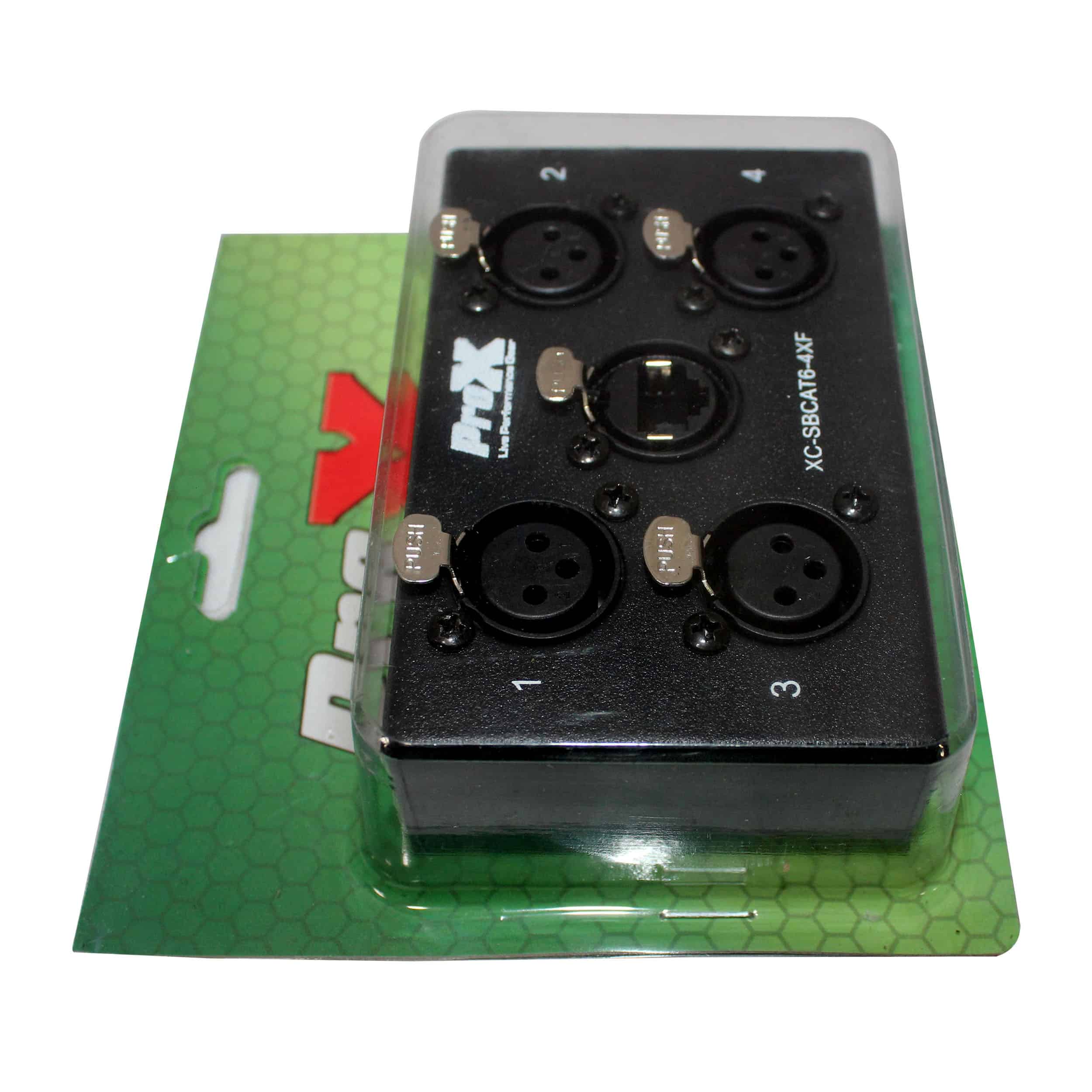 ProX XC-SBCAT6-4XM 4 Channel Portable XLR Male Snake Box with 4 Channel XLR Female Snake Box Package - Image 5