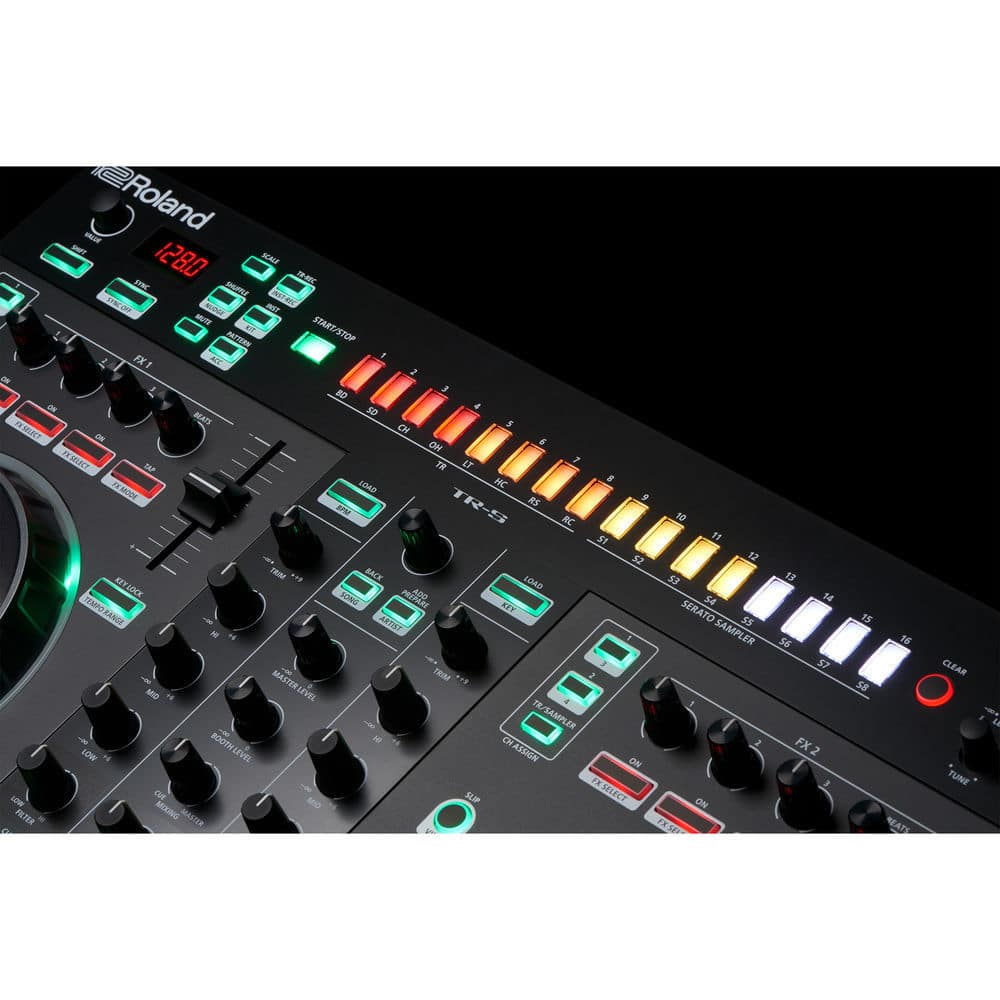 Roland DJ-505 2-Channel, 4-Deck DJ Controller for Serato DJ - Image 2