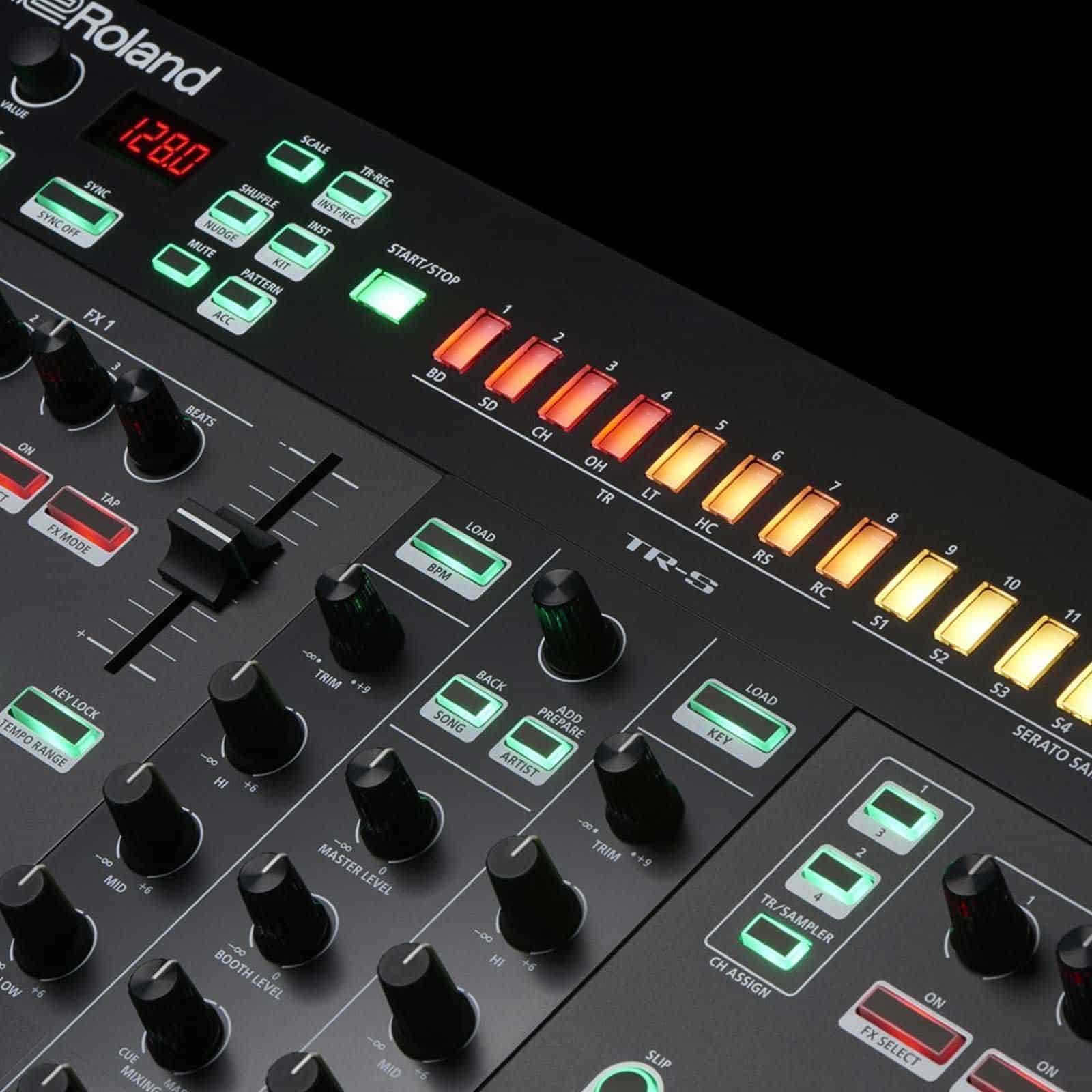 Roland DJ-505 2-Channel, 4-Deck DJ Controller for Serato DJ - Image 22