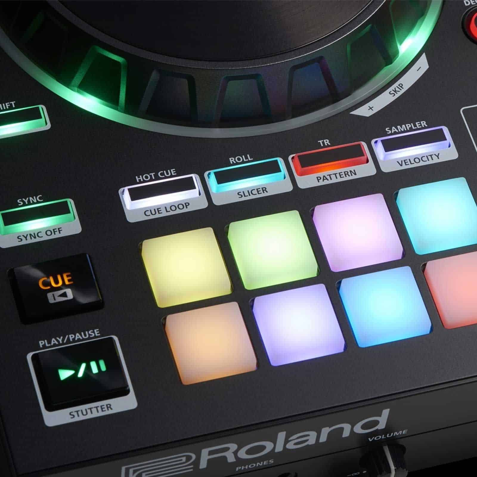 Roland DJ-505 2-Channel, 4-Deck DJ Controller for Serato DJ - Image 23