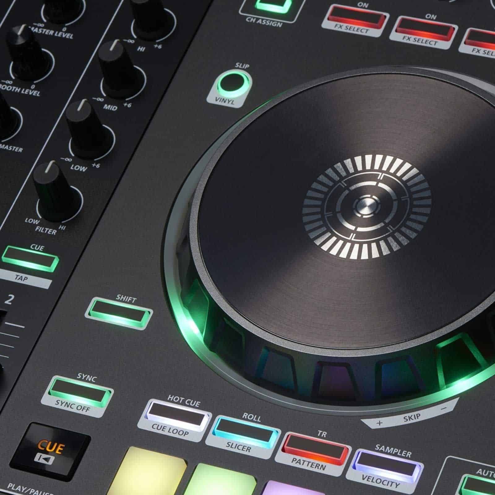 Roland DJ-505 2-Channel, 4-Deck DJ Controller for Serato DJ - Image 24