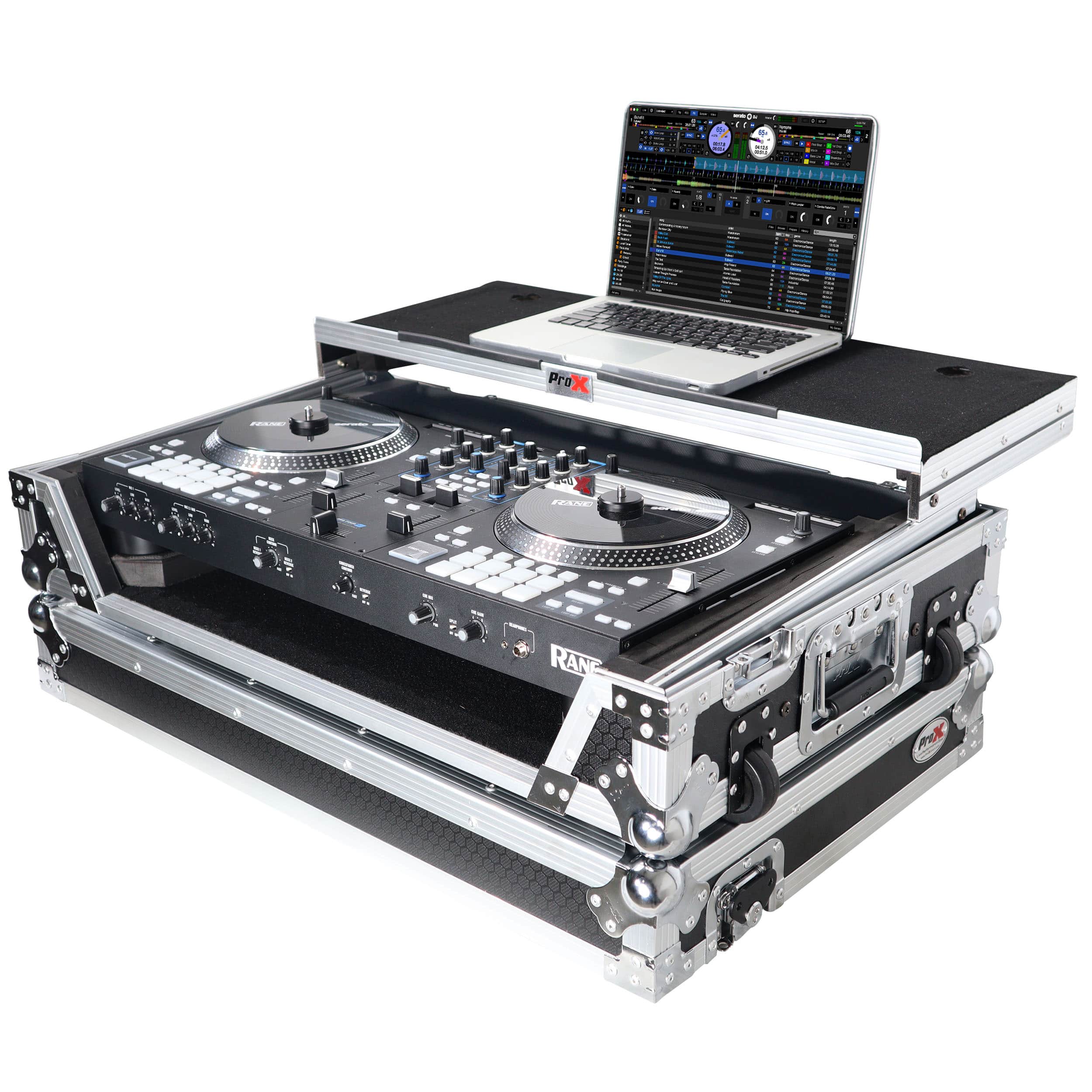 Pro X Flight Case For RANE ONE DJ Controller w/Laptop Shelf, 1U